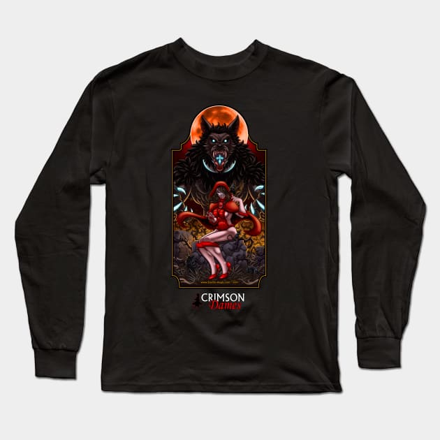 Crimson Dames: Vampire Vs. Silver Eyes Long Sleeve T-Shirt by Ciel of Studio-Aegis